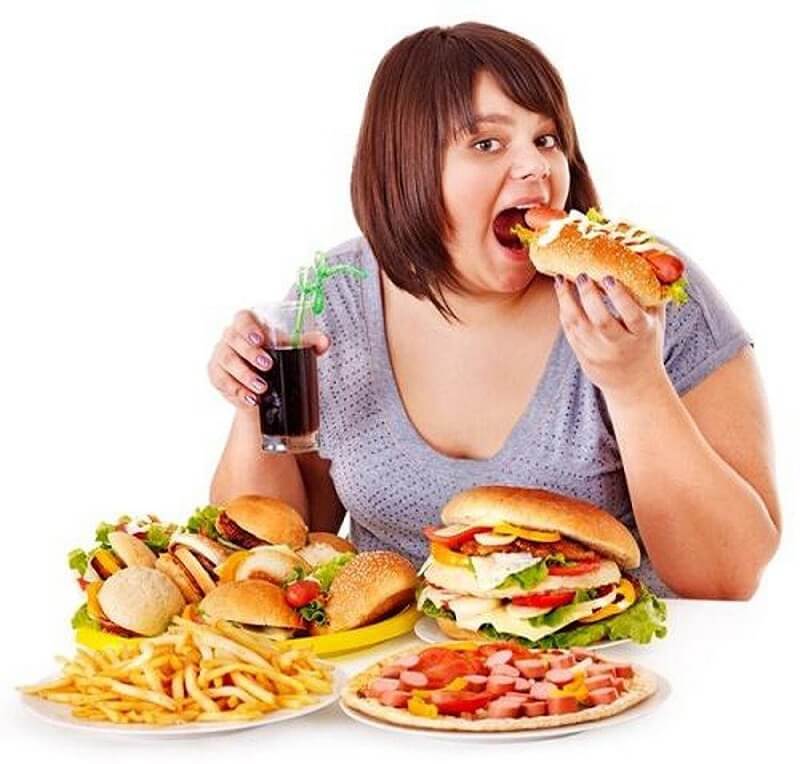 Ăn nhiều thức ăn gây nóng, thiếu chất xơ và chứng béo phì cũng là nguyên nhân hàng đầu dẫn đến táo bón gây trĩ