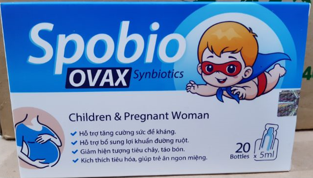 Thuốc chống táo bón cho bé Spobio Ovax